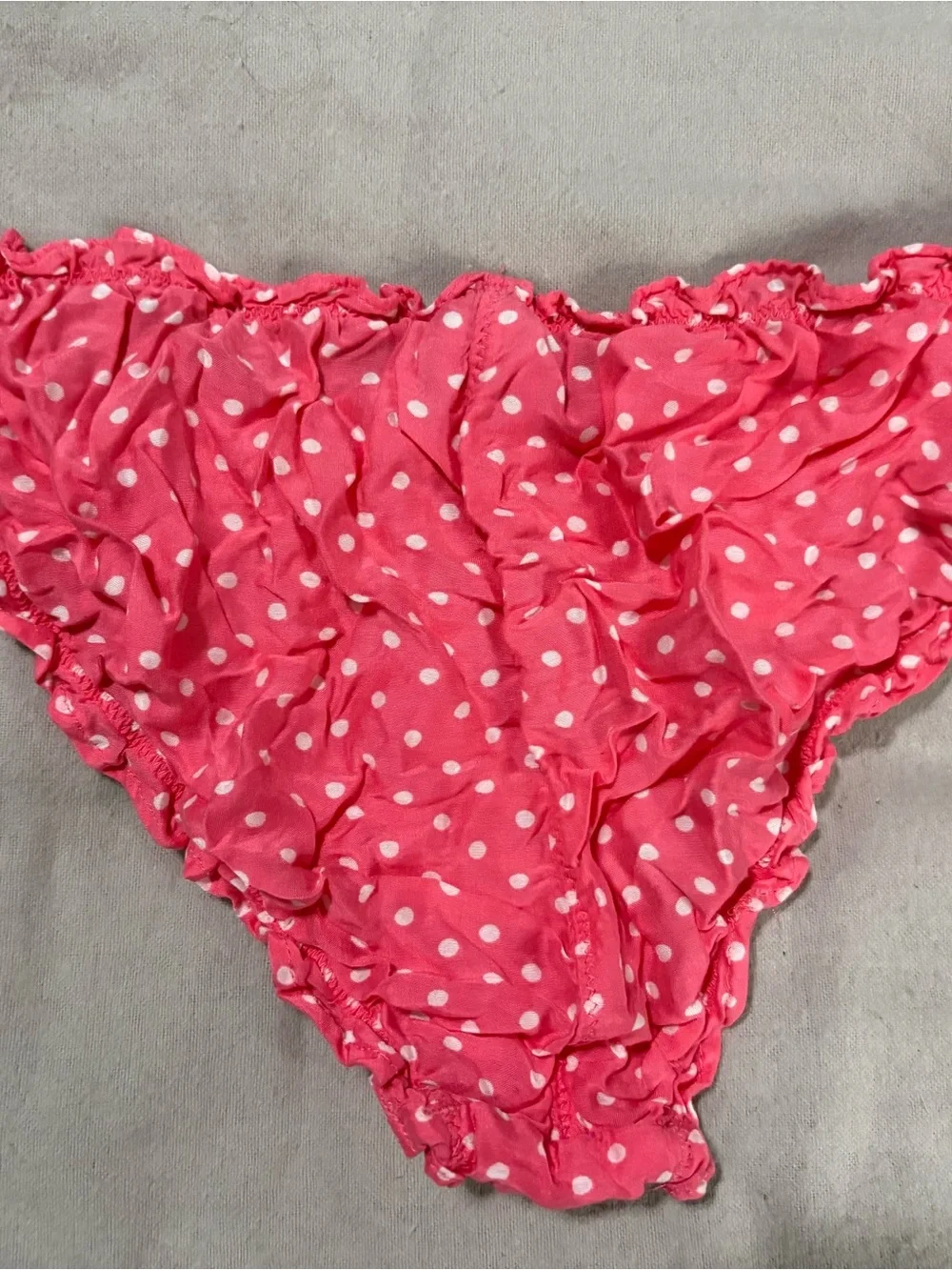 Victoria's Secret Pink Polka Babydoll Nightie Set